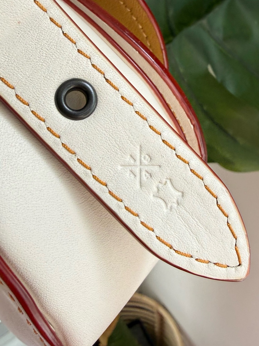 Coach Cream and Brown Crossbody Saddle Bag - Picture 5 of 14